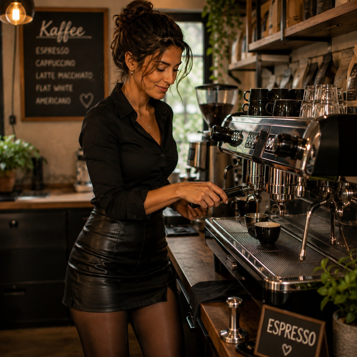 Espresso mit Crema sowie Barista-Diagnose zu saurem oder bitterem Geschmack und Tipps zur perfekten Extraktion.