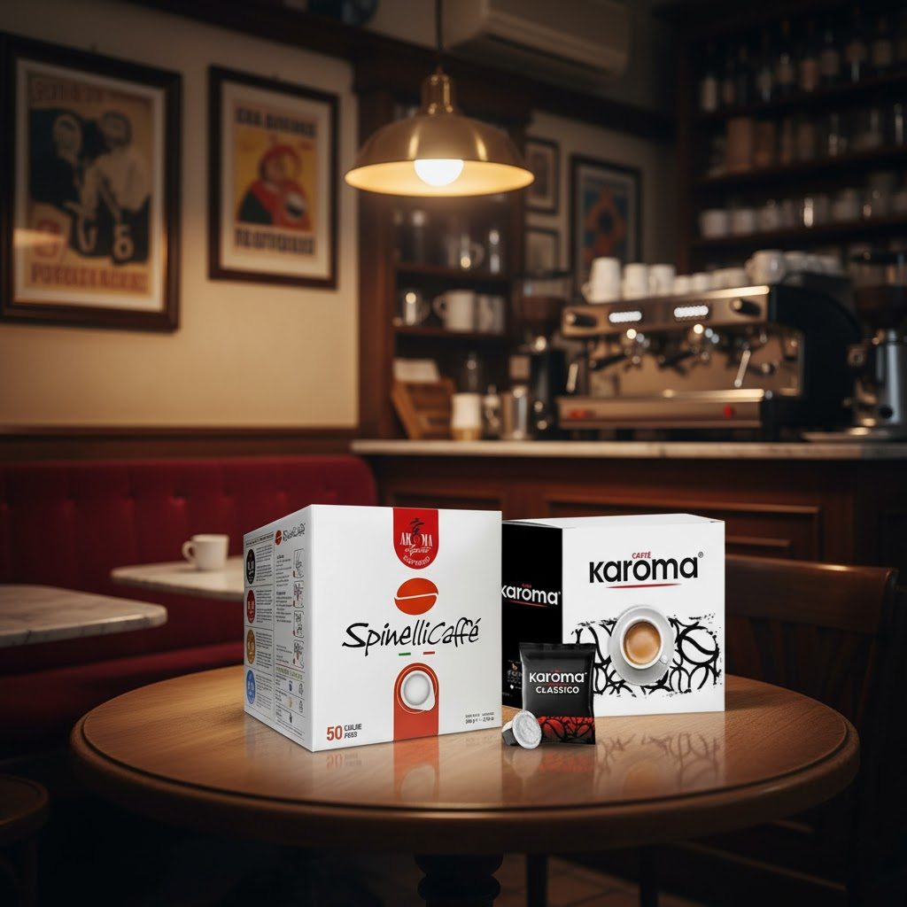 Vergleich: Karoma Caffè Classico vs. Spinelli Aroma e Gusto Supremo – Das Duell um Cremigkeit und Intensität bei kaffeegeniesser.ch (Schweiz)