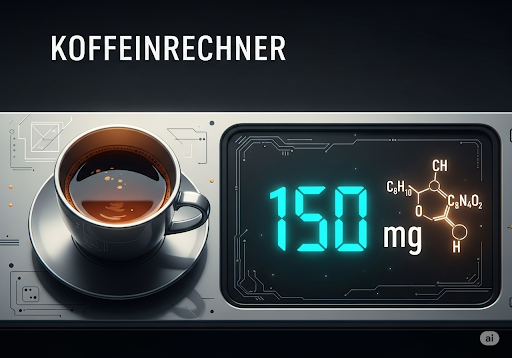 Koffeinrechner mit Kaffee, Espresso und Energy Drink – tägliche Koffeinmenge einfach berechnen