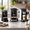 Verschiedene Senseo Kaffeemaschinen im Vergleich von Ausstattung und Funktionen