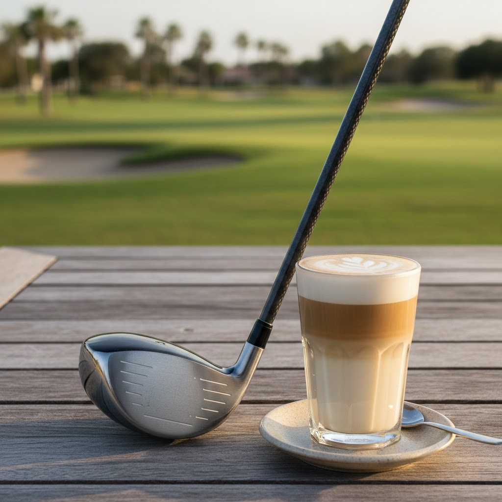 Barista-Test im Restaurant Erlengolf in Erlen (TG) – Espresso und Milchkaffee mit konstanter Kaffeequalität.