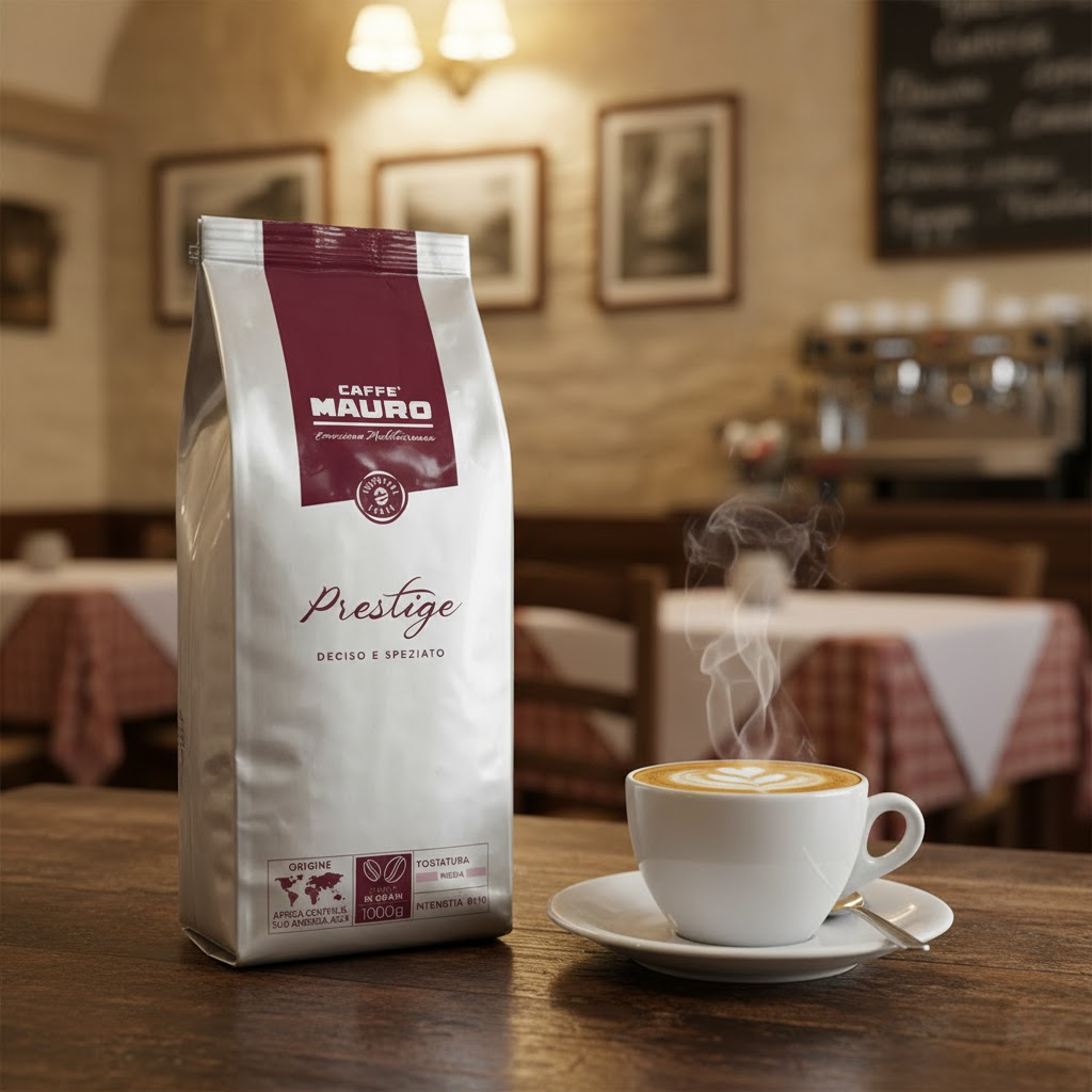 Testbericht - Caffè Mauro Prestige 40/60 Kaffeebohnen im Cappuccino  kaffeegeniesser.ch