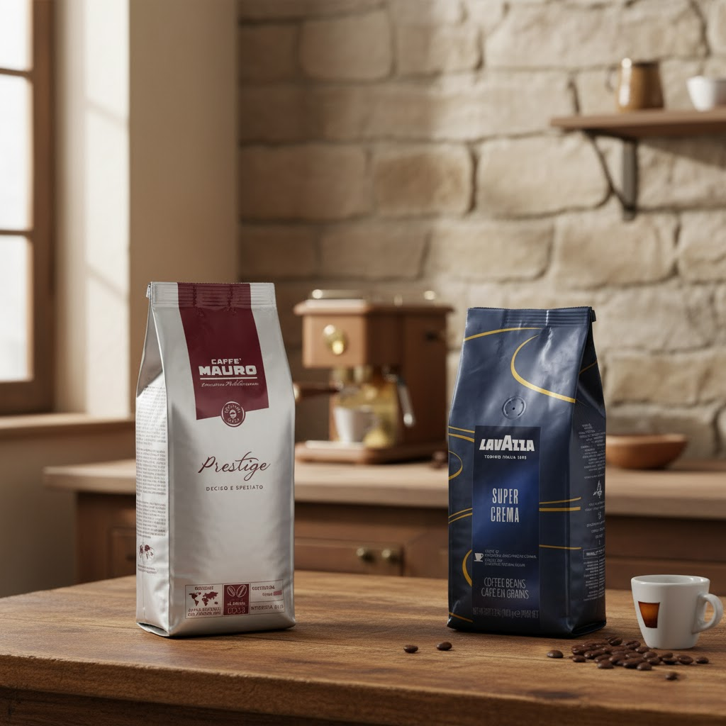 Vergleich - Lavazza Super Crema vs. Caffè Mauro Prestige kaffeegeniesser.ch Cappuccino