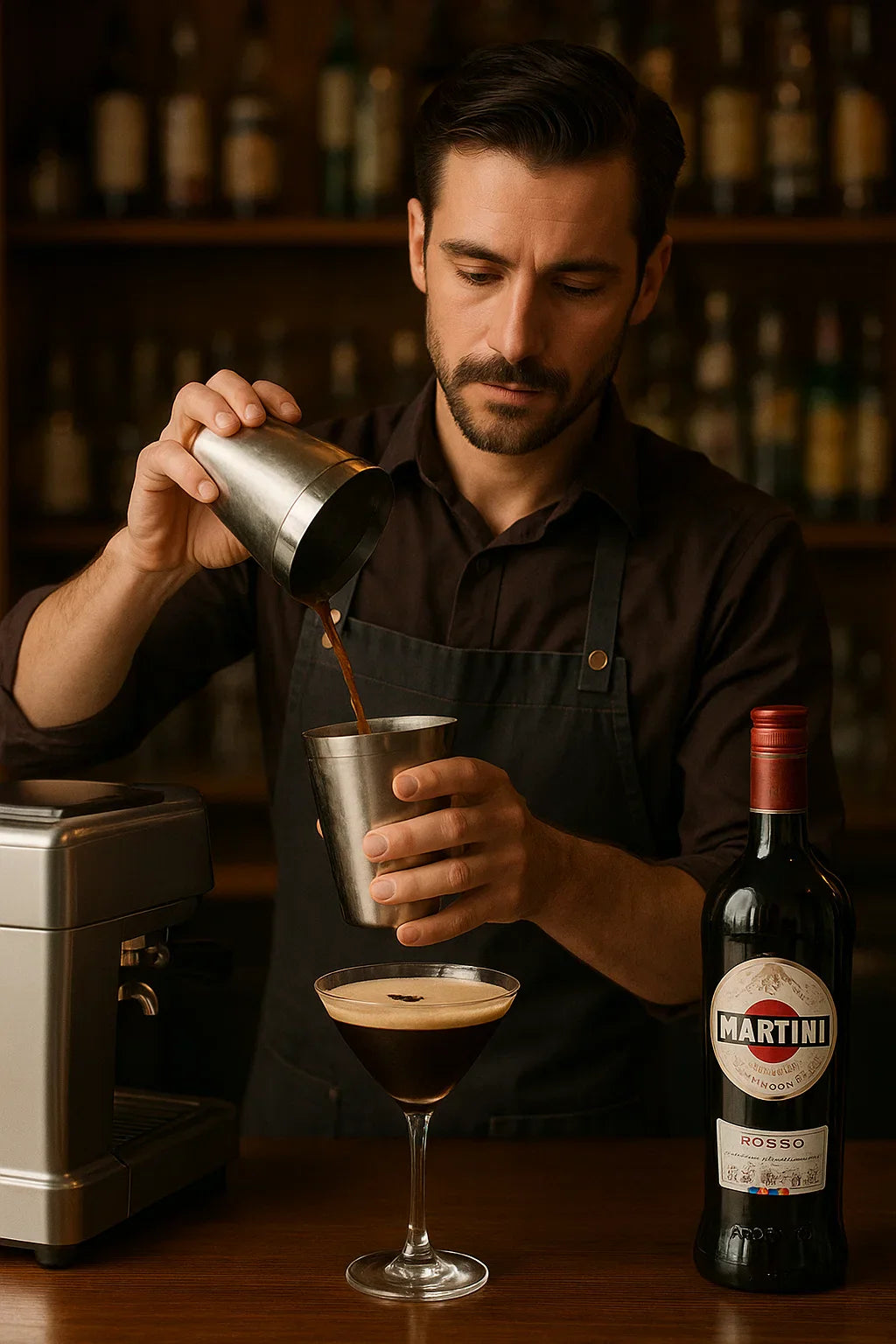 Espresso Martini Zubereitung Kaffeegeniesser.ch