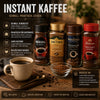 Instant Kaffee aus gefriergetrocknetem Kaffeepulver in einer Tasse – Tipps zu Zubereitung und Geschmack.