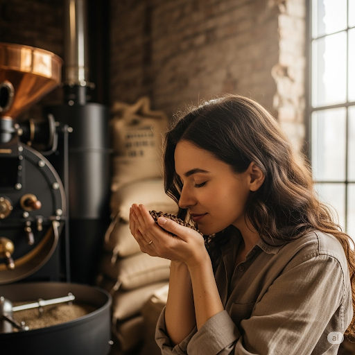 Kaffeegeschmack verstehen: Darstellung der Sensorik von Kaffeebohnen mit Aroma, Säure, Körper und Nachhall – Grundlage für bewussten Kaffeegenuss in der Schweiz