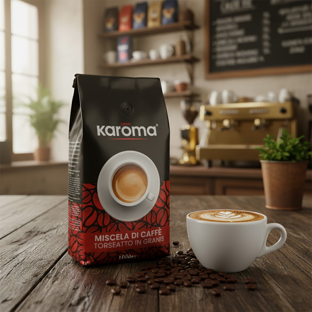 Test - Karoma Caffè Miscela Rosso im Cappuccino kaffeegeniesser.ch