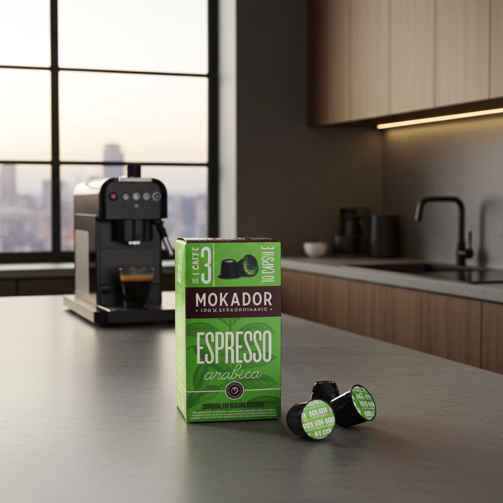 Mokador Espresso 100% Arabica Kapseln im Test mit Crema, Aroma und Barista-Bewertung aus der Schweiz.