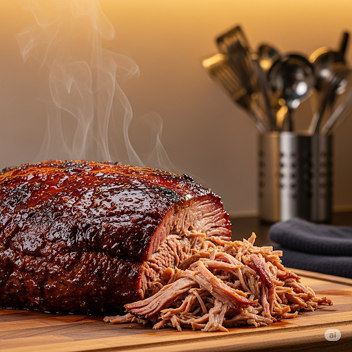 Rezept - Pulled Pork Braten mit Kaffee-Whisky-Chili-Glasur Blog kaffeegeniesser.ch