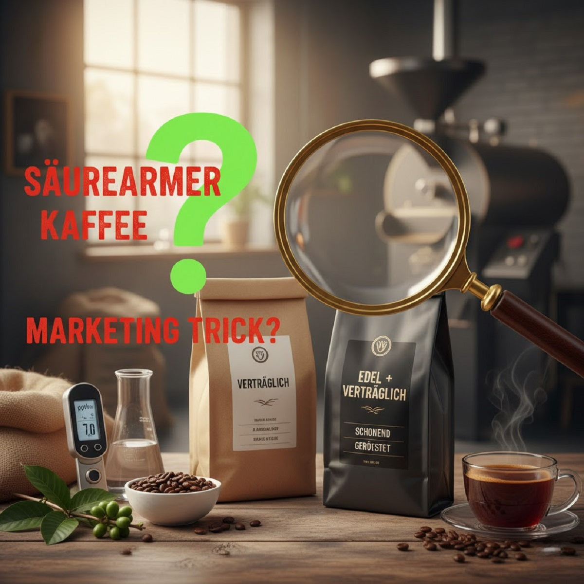 Säurearmer Espresso im Siebträger – Röstgrad, Extraktion und Wasserchemie Schweiz erklärt