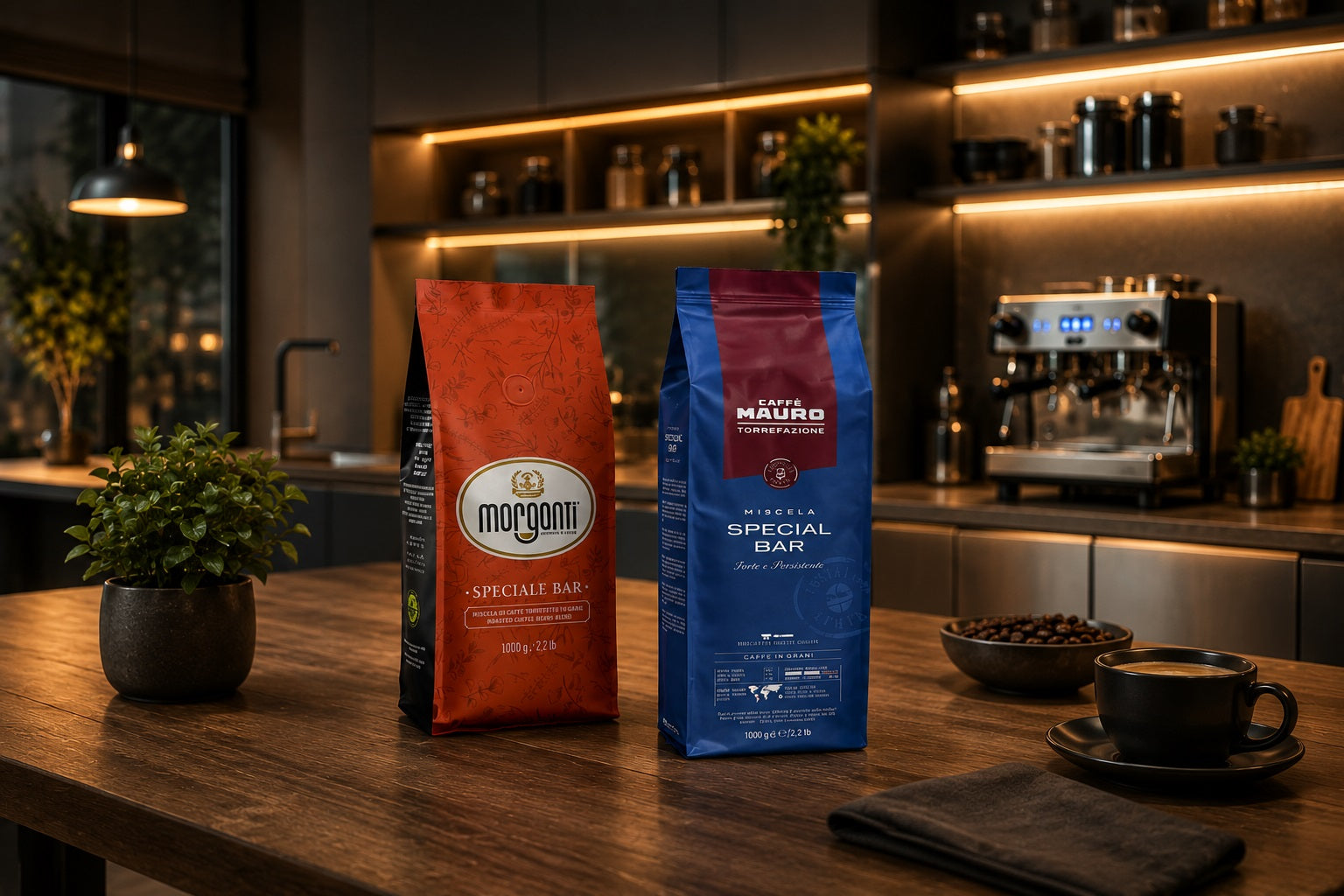 Morganti Speciale Bar und Caffè Mauro Special Bar im Barista-Vergleich für Espresso und Cappuccino.