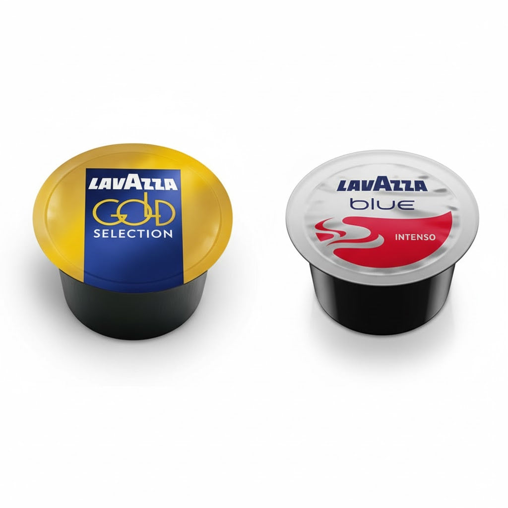 Vergleich von Lavazza BLUE Gold Selection vs Lavazza BLUE Intenso kaffeegeniesser.ch
