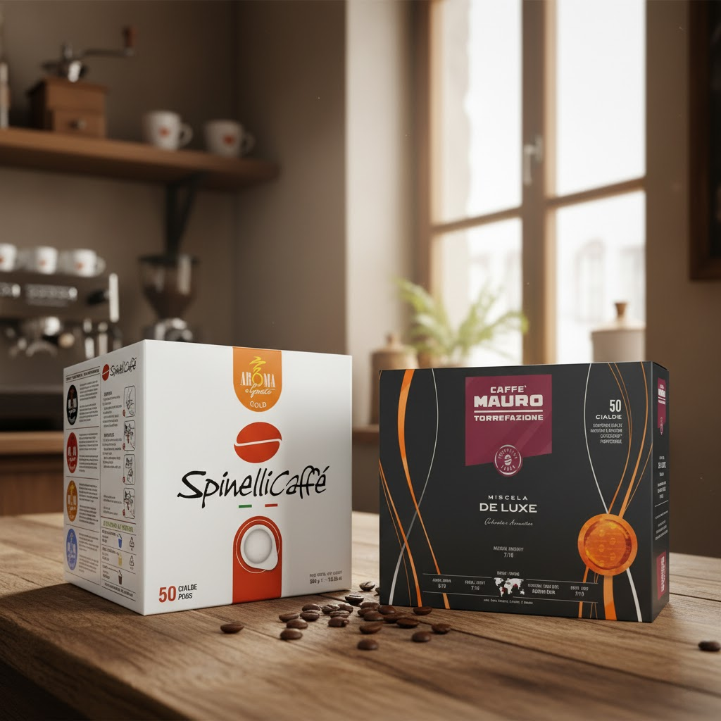 Vergleich: Caffè Mauro De Luxe vs. Spinelli Aroma e Gusto Gold – Das Duell zwischen floraler Eleganz und fruchtiger Intensität bei kaffeegeniesser.ch