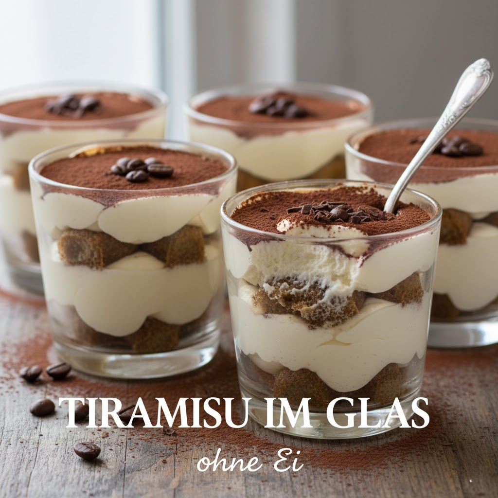 Rezept Tiramisu im Glas ohne Ei von Kaffeegeniesser.ch