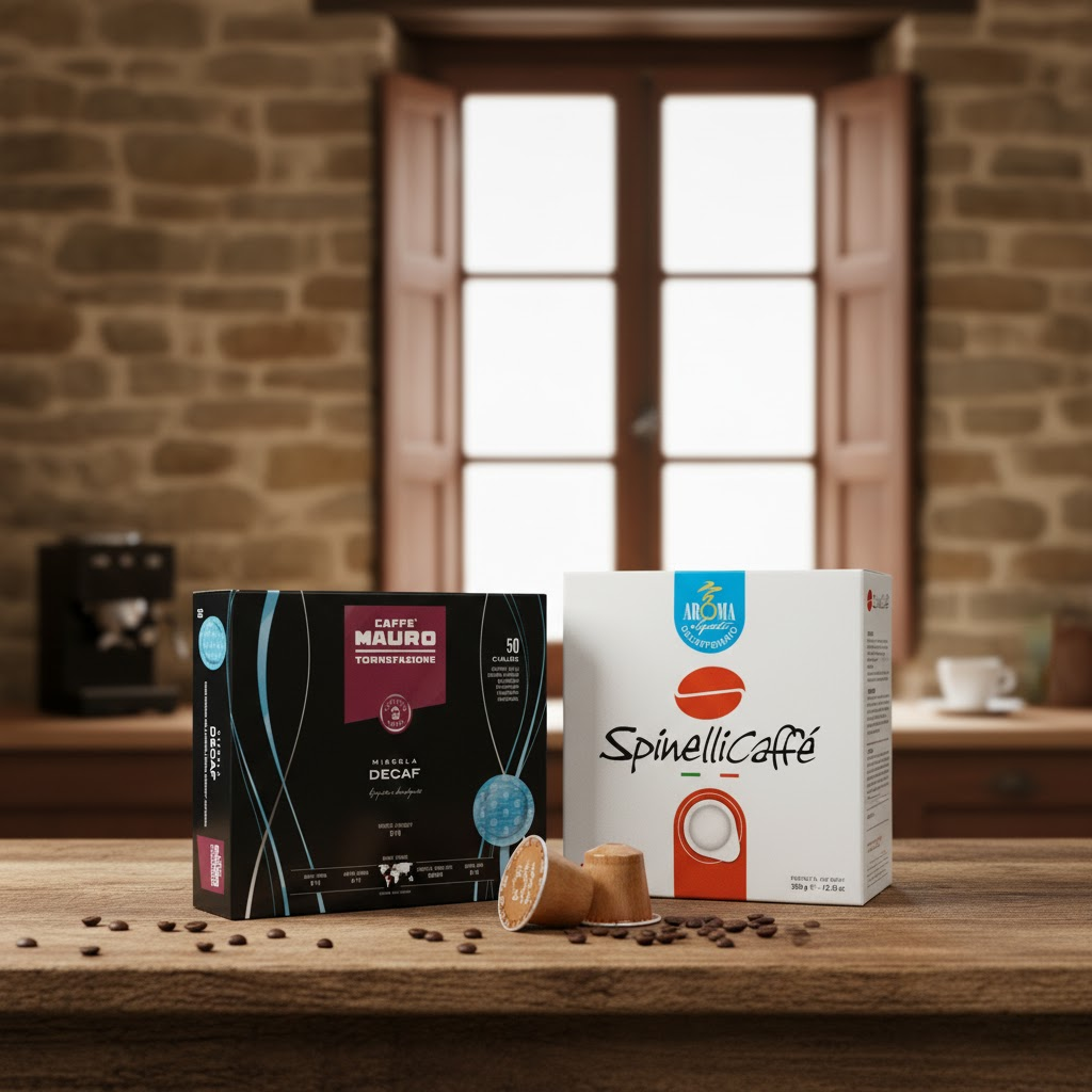 Vergleich - Spinelli Aroma e Gusto Decaffeinato vs. Caffè Mauro Decaf kaffeegeniesser.ch