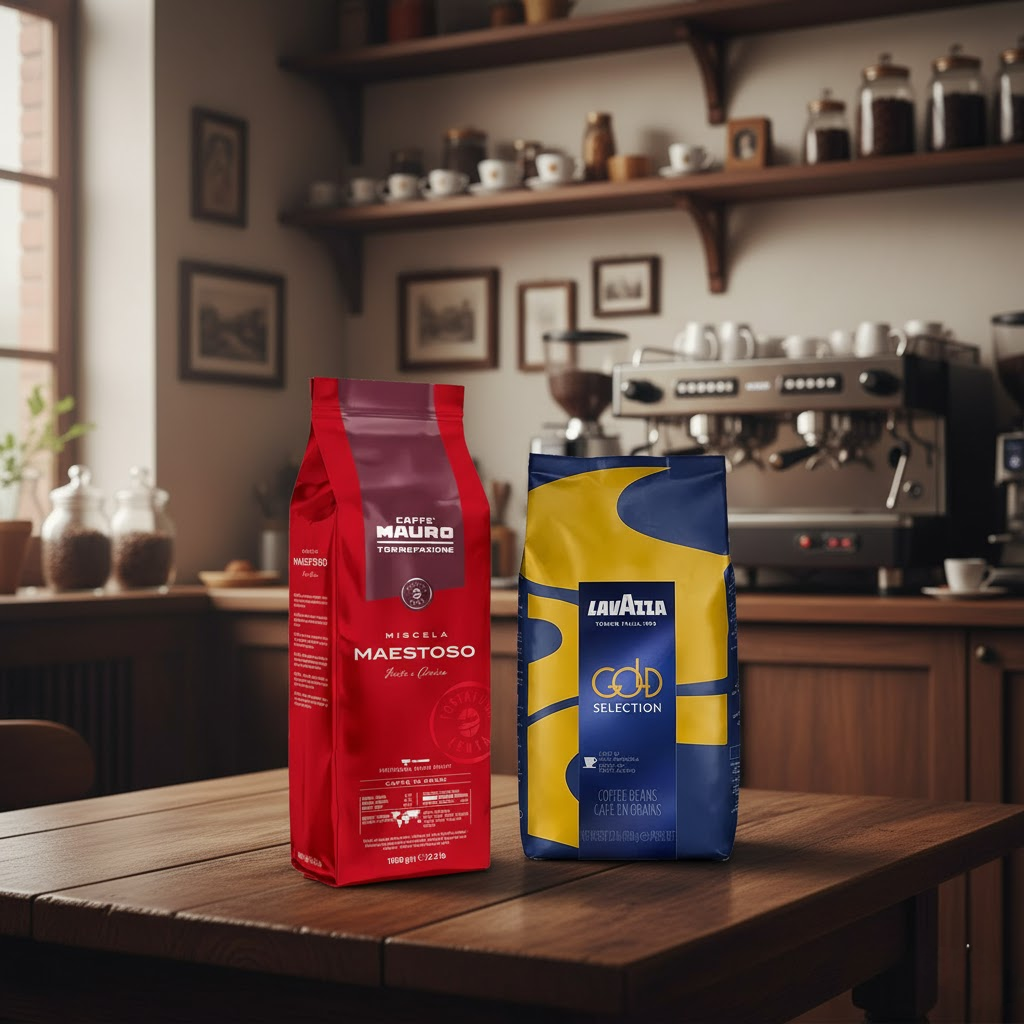 Vergleich - Lavazza Gold Selection vs. Caffè Mauro Maestoso