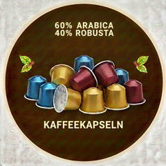 Kaffeekapseln Mischung 60/40 - Schweizer Onlineshop kaffeegeniesser.ch