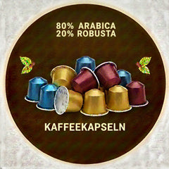 Kaffeekapseln Mischung 80/20 - Schweizer Onlineshop kaffeegeniesser.ch