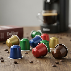 Delizio kompatible Kapseln als Alternative für alle Delizio-Maschinen – aromaversiegelt & günstig bei kaffeegeniesser.ch