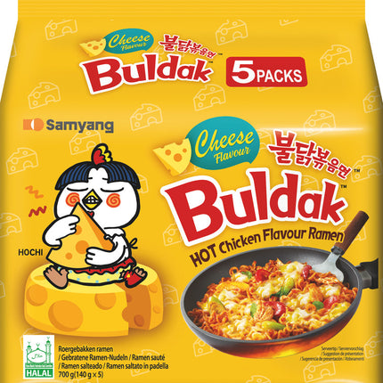 Buldak Hot Chicken Ramen Cheese 5x140g