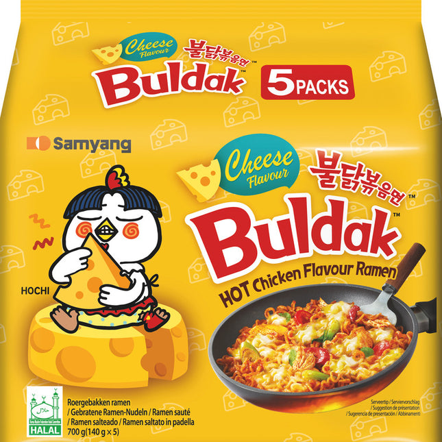Buldak Hot Chicken Ramen Cheese 5x140g