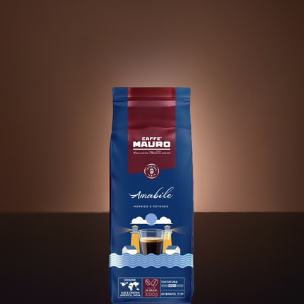 Caffè Mauro Amabile – Mediterranean Line 1kg - Kaffeegeniesser 