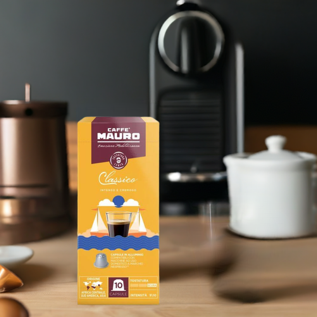 Caffe Mauro Classico Kapseln Nespresso© Kompatibel - Kaffeegeniesser 