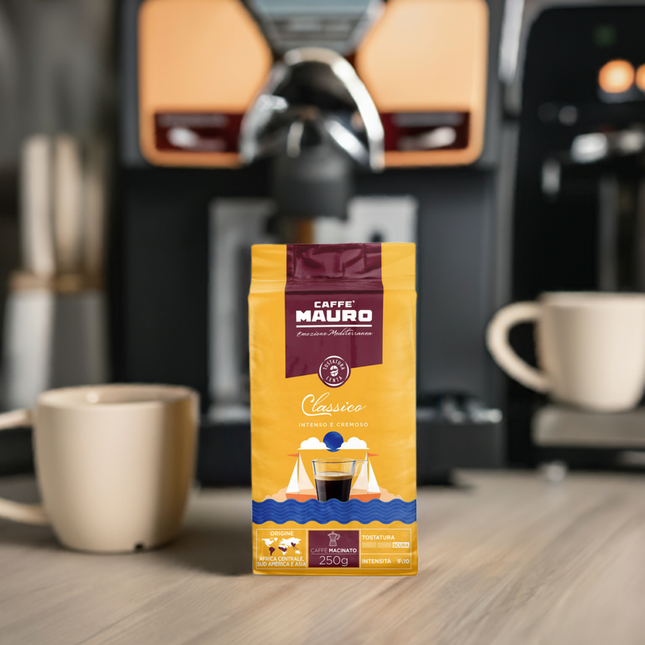 Caffè Mauro Classico Pack gemahlen 250gr Kaffeegeniesser.ch