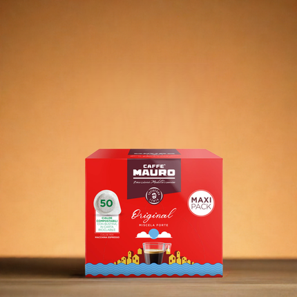 Caffè Mauro ORIGINAL Pads – 50 Stück Kaffeegeniesser.ch