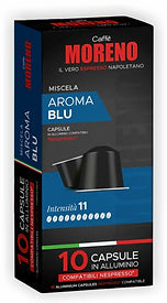 Caffè Moreno Aluminium Kapseln Espresso Blue Arome Kaffeegeniesser.ch