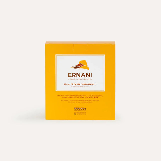 Caffè Ernani Blue Diamond 50 Pads 100% Arabica - Goldmedaille 2022 kaffeegeniesser.ch Espresso