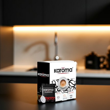 Beste Nespresso Alternative: Caffe Karoma Classico 100er Vorratspack für echten italienischen Genuss.