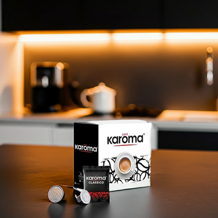 Caffe Karoma Kapsel-Sortiment: Soave, Classico & Elite im 100er Pack – Nespresso Alternativen bei kaffeegeniesser.ch.