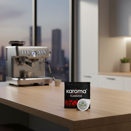 Beste Pads für Espresso: Karoma Classico (50 Stk.) liefert eine standfeste Crema und vollmundiges Aroma.