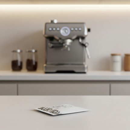 Intensiver Espresso mit kräftiger Crema-Bildung aus Karoma Intenso E.S.E. Pads.