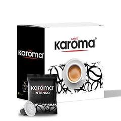 Caffe Karoma Intenso: Dunkle Röstung im neapolitanischen Stil – 100er Packung bei kaffeegeniesser.ch.