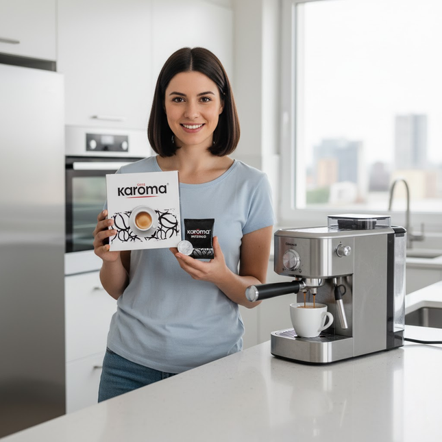 Caffe Karoma Intenso 100 Nespresso Kompatible Kapseln kaffeegeniesser.ch