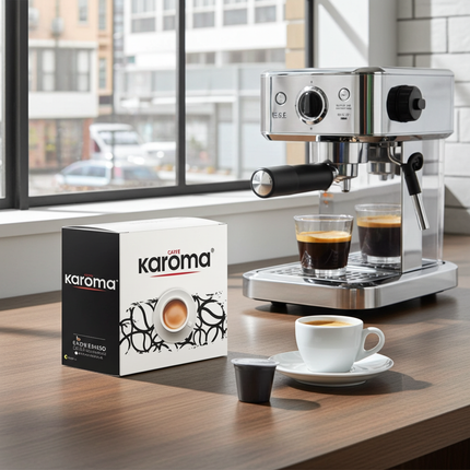 Caffe Karoma Intenso – 100 kraftvolle Genussmomente für Liebhaber von intensivem Ristretto.