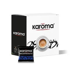Nachhaltige E.S.E. Pads Decaf von Caffe Karoma – 50 Portionen umweltfreundlicher Kaffeegenuss.