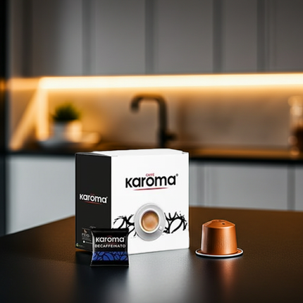 E.S.E. Pads 44mm koffeinfrei – Caffe Karoma Decaf für Siebträgermaschinen und Pad-Maschinen.