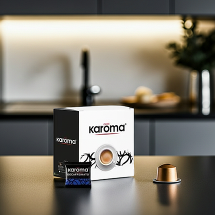 Beste koffeinfreie E.S.E. Pads in der Schweiz: Caffe Karoma 50er Packung bei kaffeegeniesser.ch.