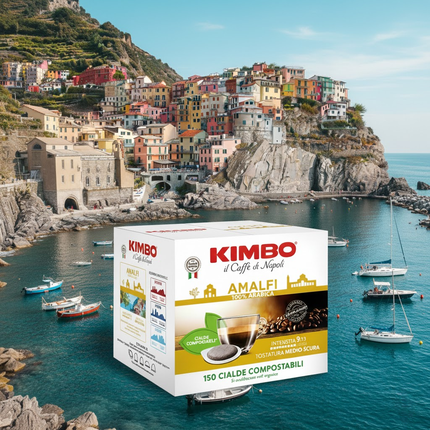 Italienische Kaffeetradition aus Neapel – Kimbo Amalfi Pads für Zuhause.