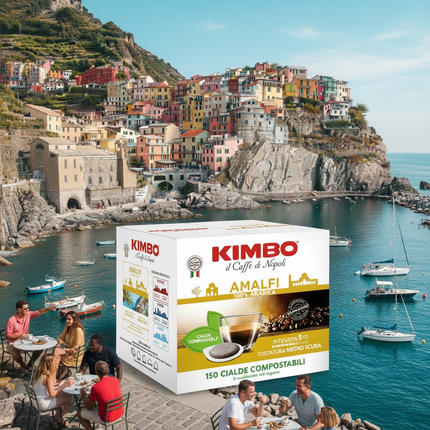 E.S.E. Pads 44mm Kimbo Amalfi – Einzeln aromaversiegelt für maximale Frische.