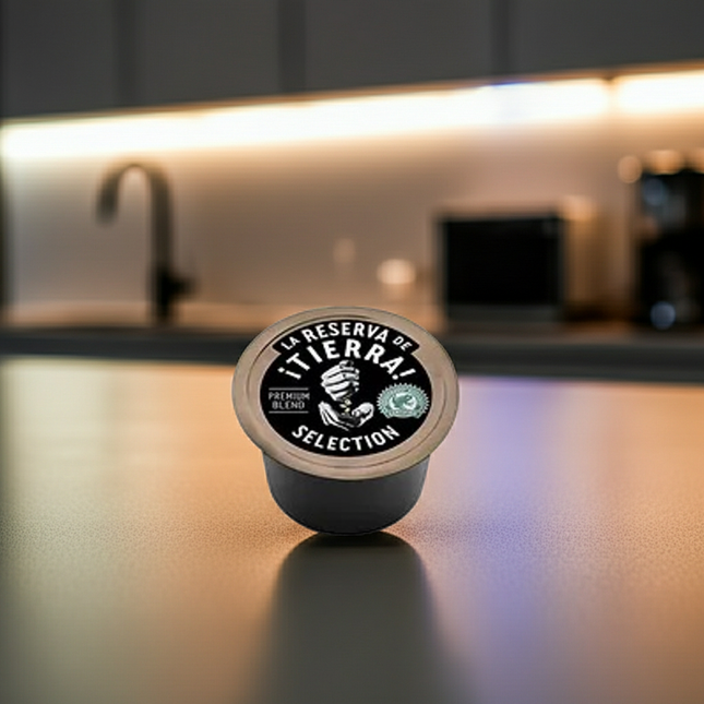 Lavazza BLUE ¡TIERRA! Espresso 100 Kapseln – Nachhaltiger Premium-Kaffee mit Rainforest Alliance Zertifizierung Schweiz.