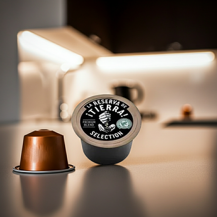 Nachhaltiger Genuss: Lavazza BLUE ¡TIERRA! – Intensives Aroma mit schokoladigen Nuancen für Schweizer Büros.