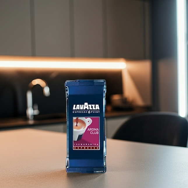 Lavazza Espresso Point Aroma Club – 100 Kapseln aus 100% Arabica-Bohnen für anspruchsvolle Schweizer Büros.