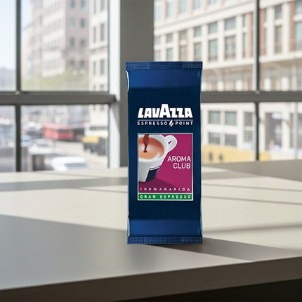 Aroma Club Gran Espresso 100er Box – Nachhaltiger Kaffeegenuss durch effiziente Vorratshaltung in der Schweiz.