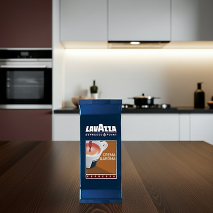 Lavazza Espresso Point Crema e Aroma – Fachmännisch gelagerte Kapseln für maximale Aroma-Stabilität bei kaffeegeniesser.ch.