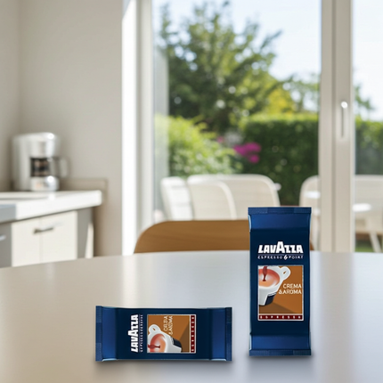 Espresso Point System-Spezialist: Lavazza Crema e Aroma 100er Pack – Optimale Performance in allen Lavazza-kompatiblen Maschinen.