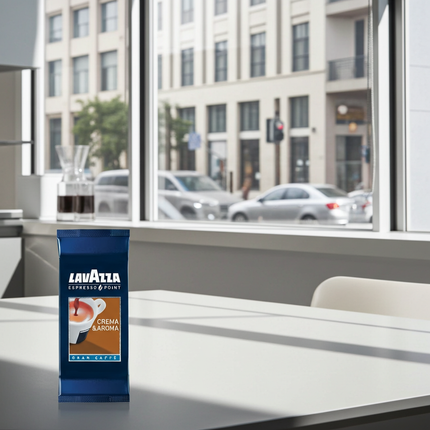Kaffeegeniesser Sortiment: Lavazza Gran Caffè Espresso Point – Mittlere Röstung für ein rundes Geschmacksprofil.
